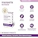 menoelle® Wechseljahre Tabletten, pflanzlich mit EstroG-100 Extrakt. Bei Hitzewallungen, Schlaflosigkeit und weiteren Symptomen. Hormonfrei, Vegan ohne Nebenwirkungen. 60 Tab./ Monat