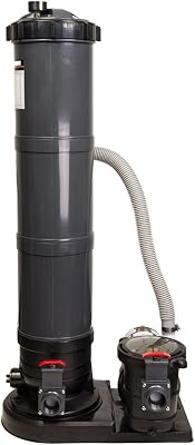 Rx Clear Radiant PRC120 | Filtration System for Above-Ground Swimming Pools Up to 25,000 Gallons | 1 HP Extreme Force Pump | 115 Volt | 9 Amps | 1 Â½ Inch Threaded Inlet