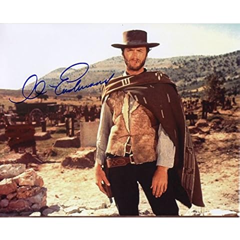 Clint Eastwood Autograph Signed 8 x 10 Photo Cover