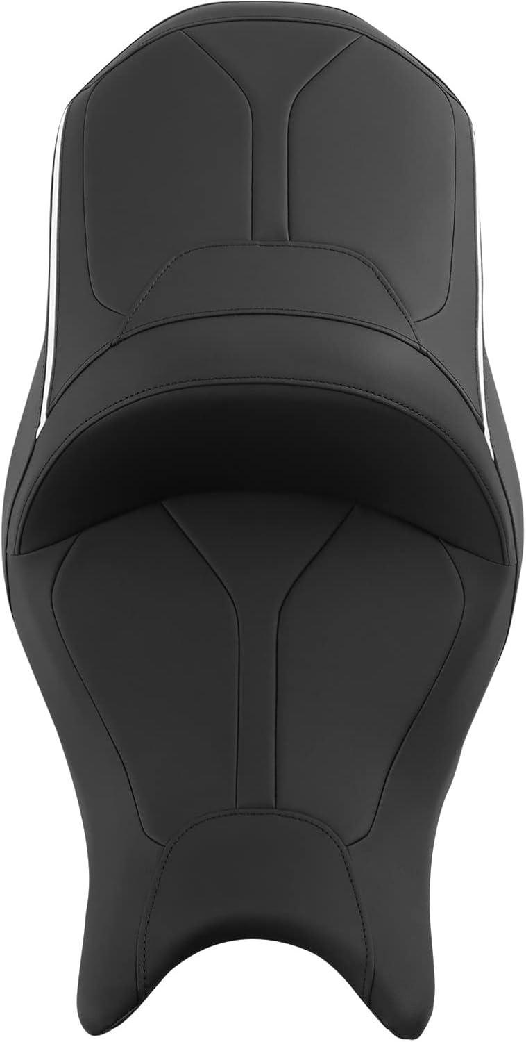 TCT-MOTORPARTS Black Driver Rider Passenger Seat Cushion Fits for Honda Goldwing Tour 2018-2021