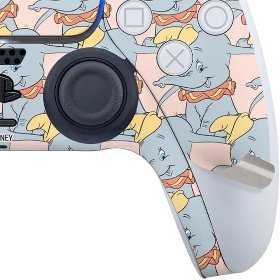 Skinit Decal Gaming Skin Compatible with PS5 Slim Digital Edition Bundle - Officially Licensed Disney Dumbo Face Pattern Design