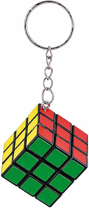 Puzzle Cube Llavero Paquete de 12 - Mini Magic Cube Puzzle Llavero Recuerdos para hombres, mujeres | Llavero Cubo Puzzle