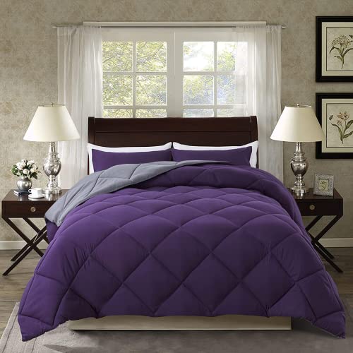 Transform Your Bedroom with a Stylish Full Purple Comforter Set