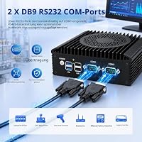 CWWK Mini PC N305 Firewall Appliance, 4 x i226-V 2.5GbE LAN, 2X RS232 COM, Micro OPNsense Box, Industrial Embedded Mini Computer, 16GB DDR4 RAM 256GB M.2 SSD, SIM, AES-NI – Ansicht 6