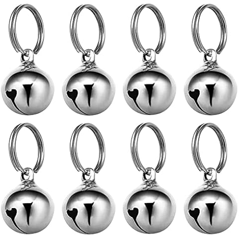 ITNP 8 Piezas Cascabeles de Metal para Perros y Gatos Cover