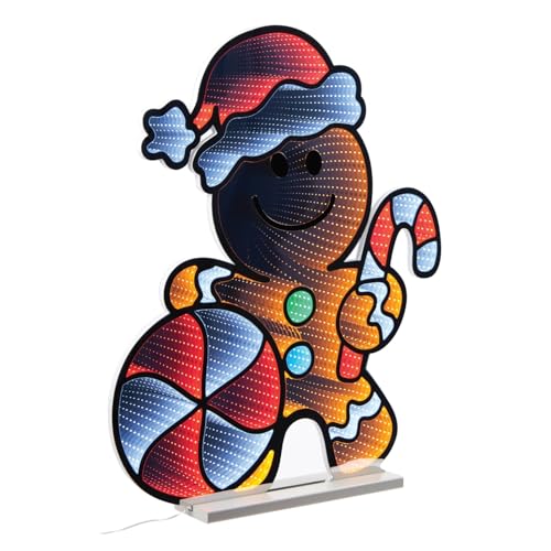 29.5 inch Gingerbread Man Infinity Light
