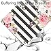 Hepix iPad Mini 5 Case Pink Flower Foral iPad Mini 4 Case Butterfly for Girl Women Cute iPad Mini Case Cover Rose Stripes Auto Sleep Wakeup for Apple iPad Mini 7.9 inch A2133 A2124 A2126 A2125