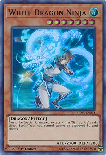 Amazon.com: Yu-Gi-Oh! - White Dragon Ninja - SHVA-EN024 - Super Rare - 1st  Edition