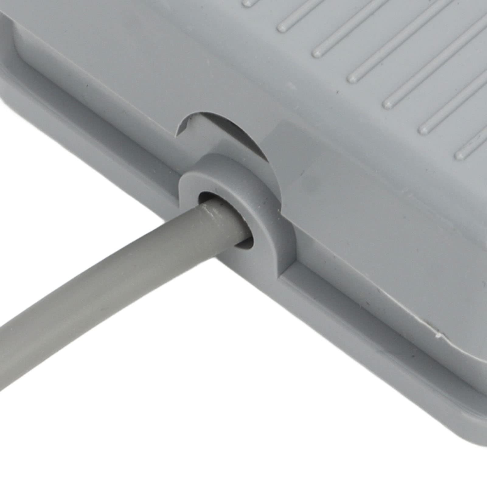 Pedal de Tatuaje, Interruptor de Pie de Tatuaje Láser de 2 Orificios, Cable de 78,7 Pulgadas, Interruptor de Pedal Antideslizante para Máquina de Depilación, Máquina de Depilación