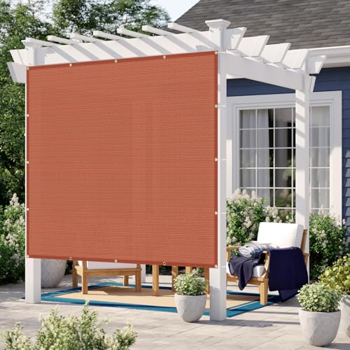 LOVE STORY Custom Size 20x21 FT Sun Shade Cloth with Grommets Pergola Shade Cover 95% UV Protection for Patio Outdoor, Terra (Customized)
