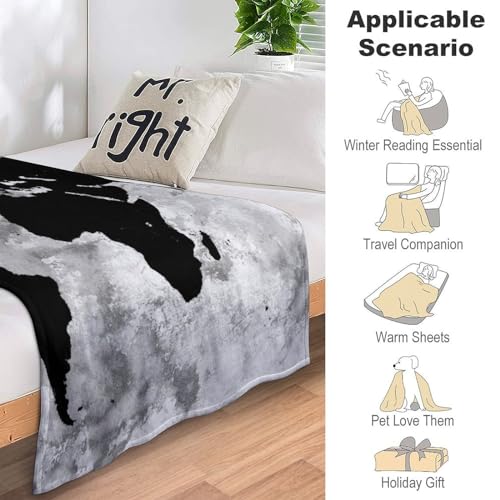 Couverture en flanelle douillette pour soirées canapé chaleureuses - 8