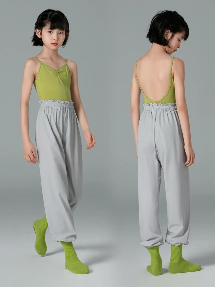 Generisch Ballett-Tanzhose, hohe Taille, Hose for Mädchen, Kunst, Aufwärmen, Yoga, Lange, Moderne Praxis