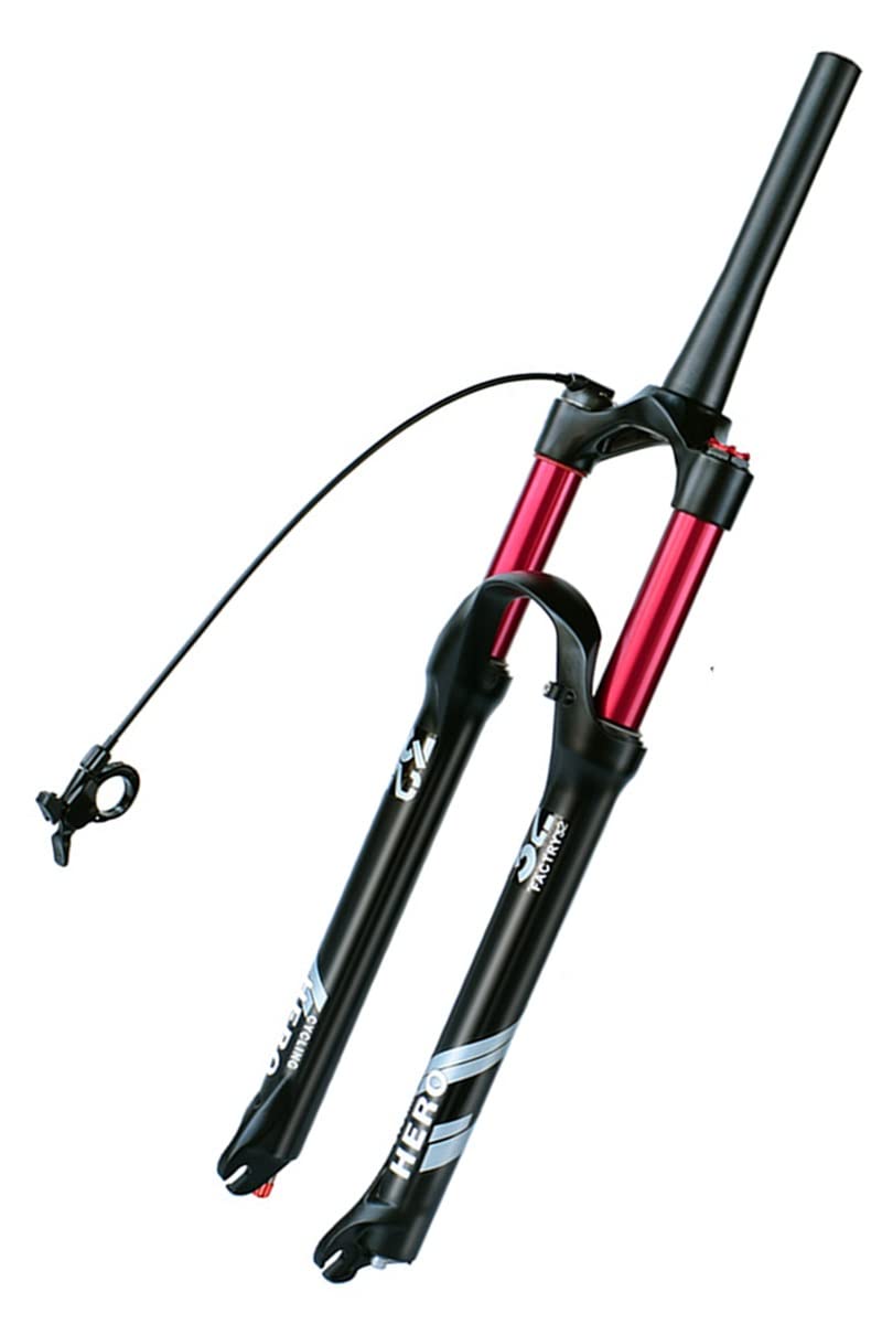 Widelec do zawieszenia roweru, 26 27 5 29 rowerów przedni widelec amortyzator powietrza podróż 115 mm z tłumieniem 1 2 8 rowery
