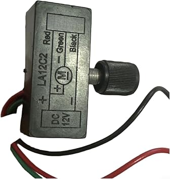 12V DC Electric Sprayer Controller Switch Adjustable Flow Regulator for Water and Agricultural Pump up to 70W with Plastic or Aluminum CapB