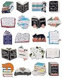 FOVIUPET Book Lover Gifts Enamel Pins Set