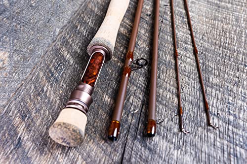Moonshine Rod Co. The Drifter Series Ii Fly Fishing Rod With Carrying Case And Extra Rod Tip Section, 6Wt 9Ft #TOP1
