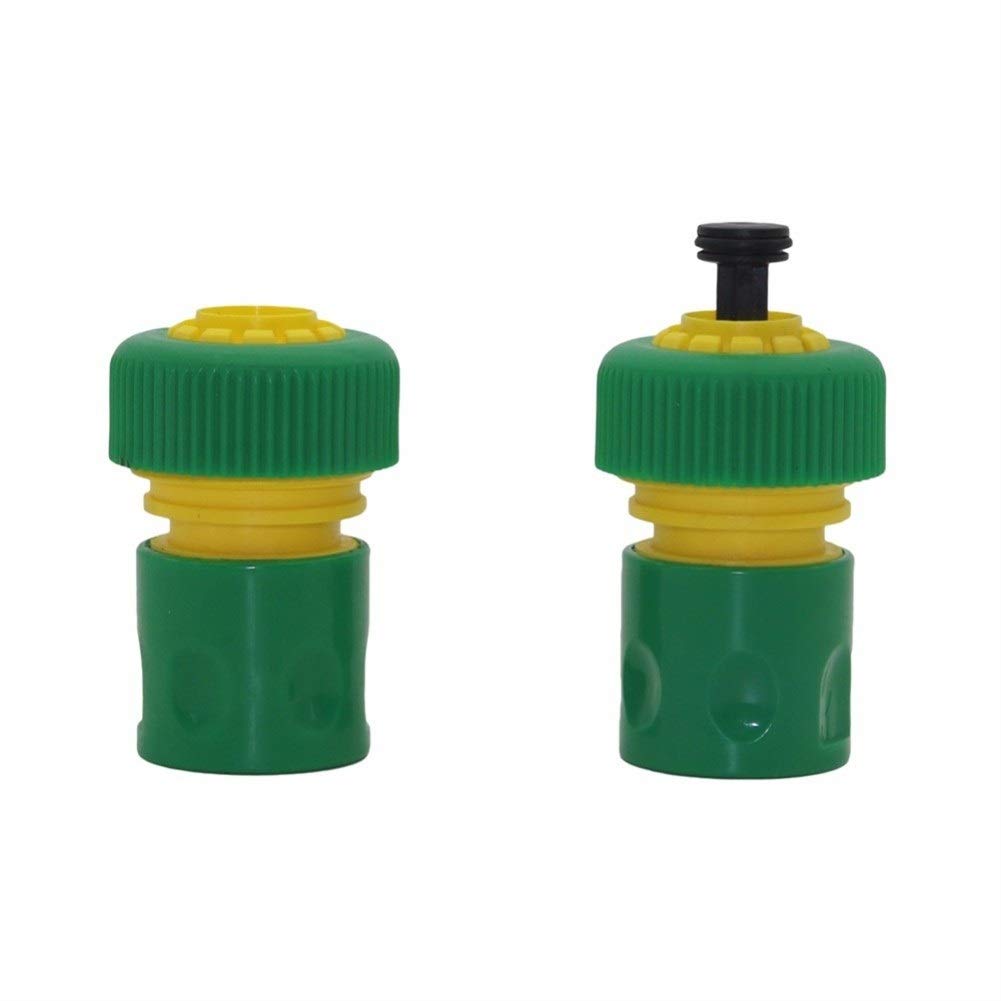Raccords de plomberie, tuyau en PVC 2 pièces connecteurs rapides de tuyau d'eau de jardin connecteurs rapides d'étanchéité d'extrémité de tuyau raccords de tuyau connectés outils d'irrigation d'arrosa