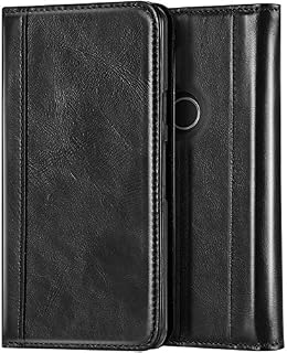 ProCase Genuine Leather Case for Pixel 3, Vintage Wallet Folding Flip Case