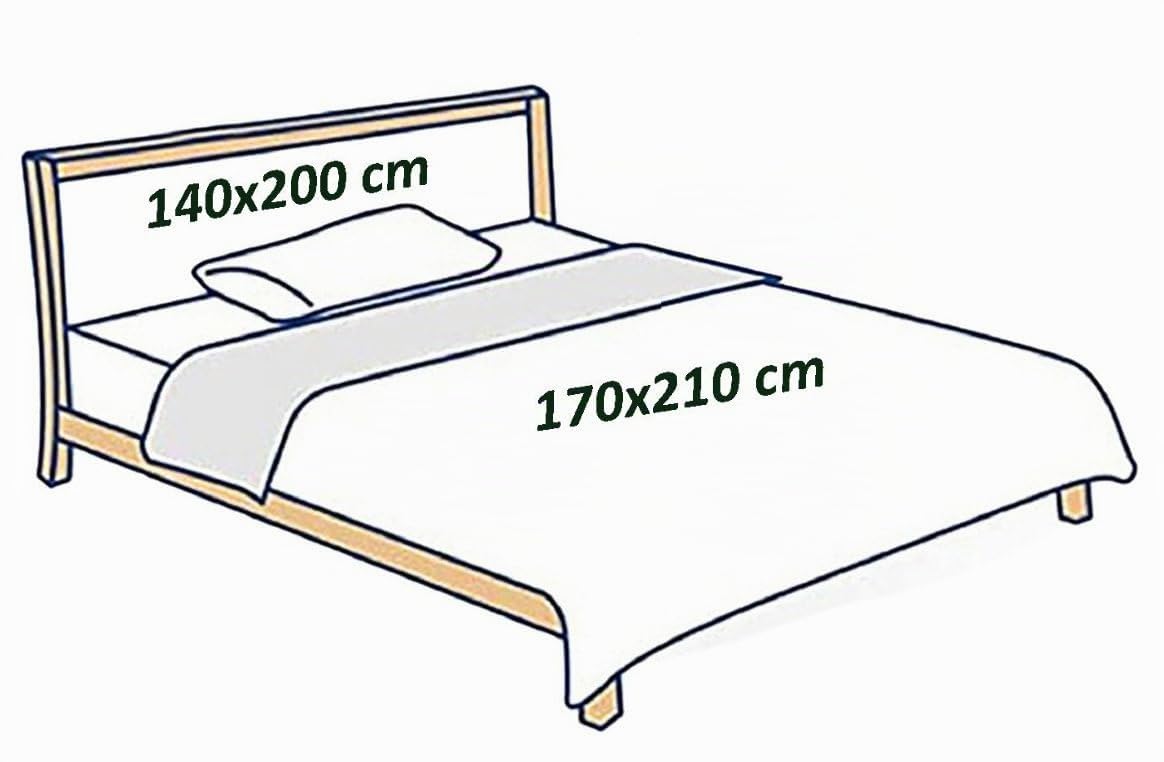 Delindo Lifestyle® Copriletto singolo SPORT, per cameretta bambini ragazzo, blu trapuntato, 170x210 cm