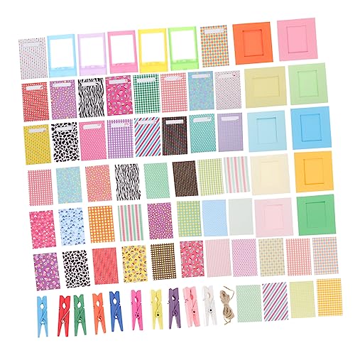 Ipetboom 1 セット インスタントフォトフレーム インスタント のアクセサリ フィルムステッカー ミニ photo album シール ミニインスタント アクセサリー 論文