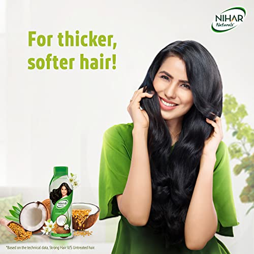 Image of Nihar Naturals Jasmine Hair Oil - 400 ml & Nihar Shanti Amla Badam Hair Oil, 500 ml