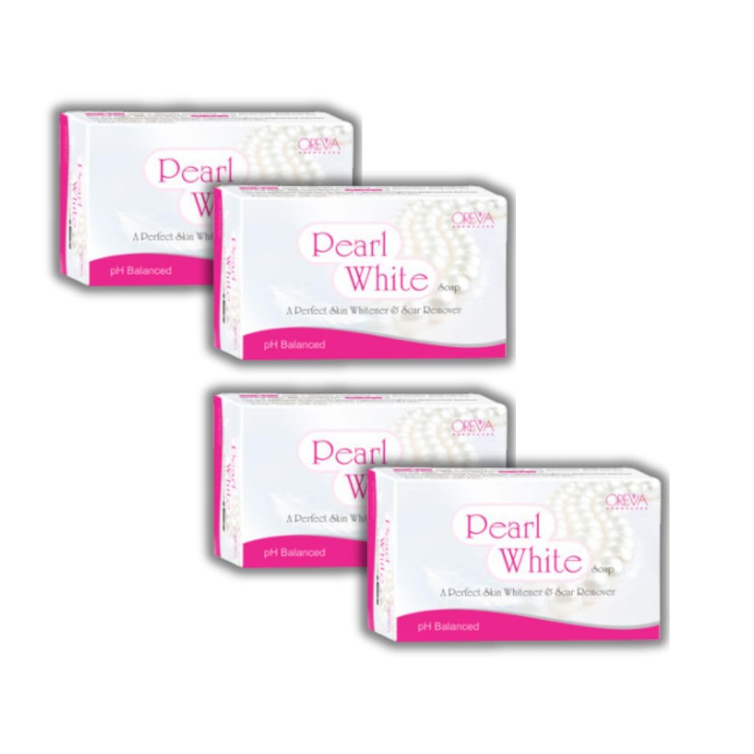 ROTEX Pearl White A Perfect Skin Whitener & Scar Remover Soap For Pigmentation, Dark Spots, Tan Removal, Brightens Underarms | Soap for Women & Men 75gm (4)