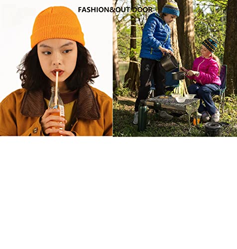 BOCHUANG Gorro de malha para homens e mulheres boné diário inverno macio quente despojado lazer prim