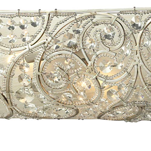 Elk Lighting 11691/4 Andalusia Collection 4 Bath Light Fixture, Aged Silver #TOP4