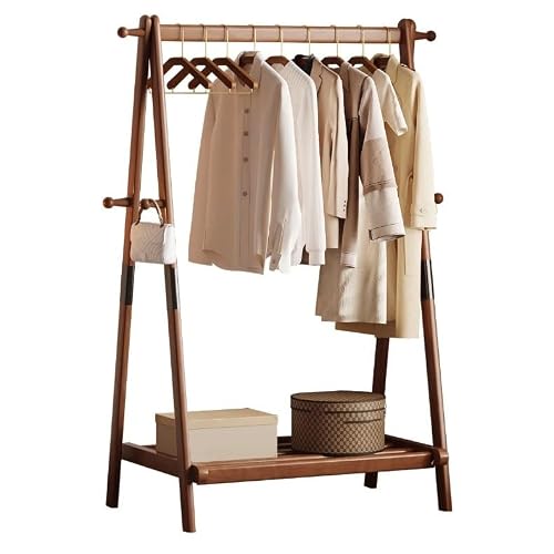 Dh2yjnbf3 Standing Hanging Clothes Rack Floor Ceiling Bedroom Household Drying Indoor Simple Coat Hat Hallway