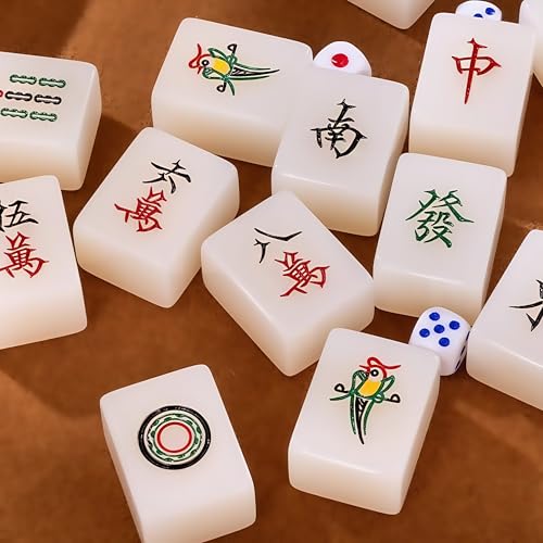 FENGSHUI-CAISHEN Juego de Mahjong con Fichas de Acrílico miniatura 4