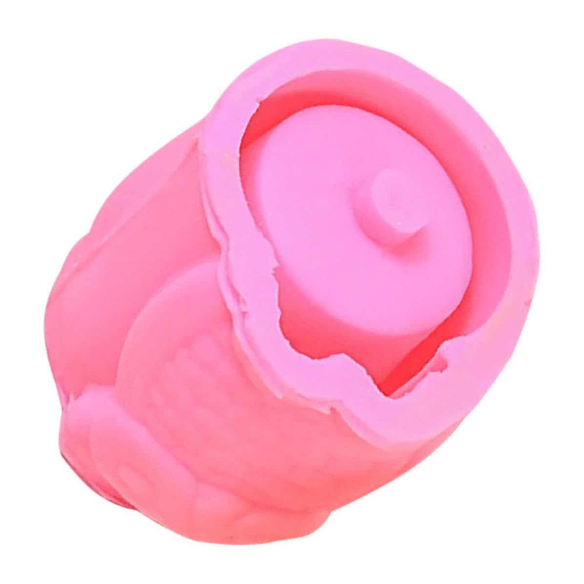 Molde de silicona búho para macetas artesanales de cemento caseras