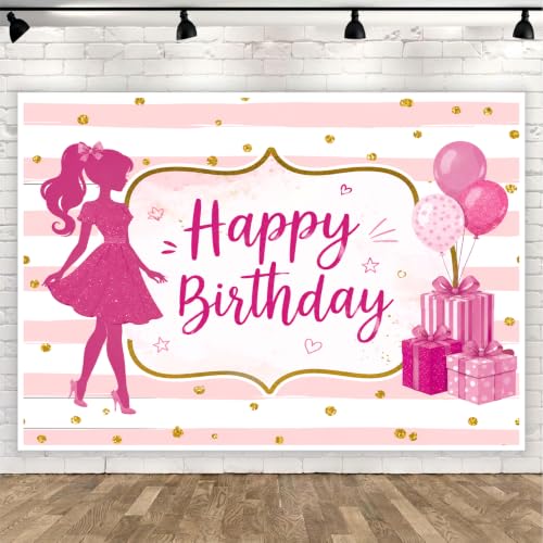 Image of Princess Birthday Banner | Royal Theme Party Backdrop | Kids Birthday Photo Booth Background (Pack of 1, Size: 5x4 Feet)