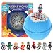Superhero BUBBLE Bath Bomb with Surprise Minifigure Inside - in Gift Box - Big Blue Kids Bath Fizzy By Two Sisters Spa - For Boys and Girls - Homemade by Moms in the USA