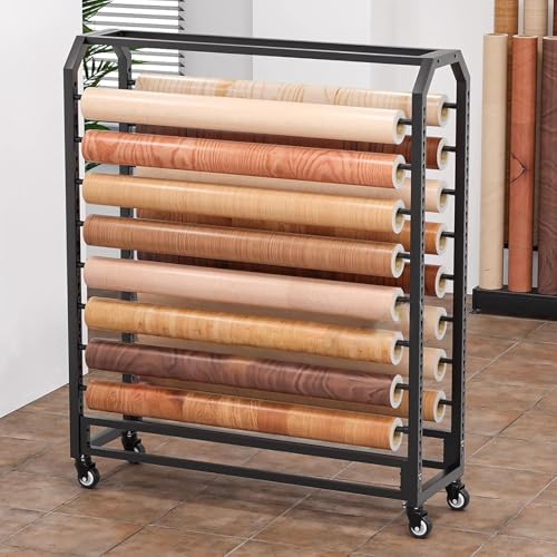 Estante de exhibición de rollo de metal...