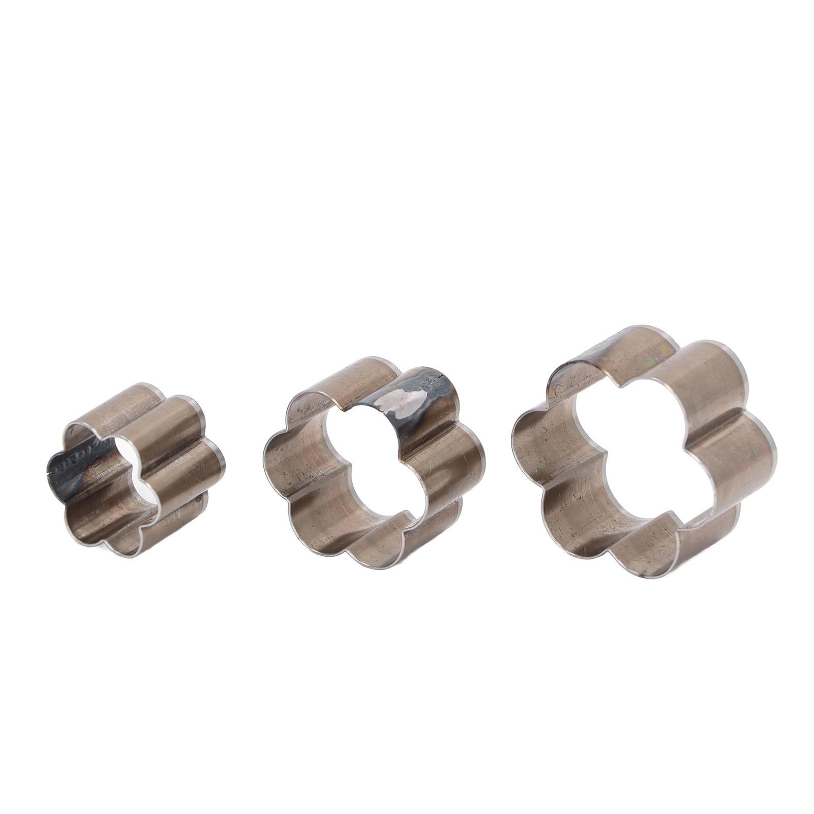 Amazon.co.jp: banapoy花の形をしたレザーカッター 3 個、鋭い梅