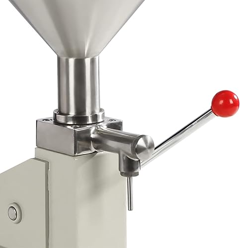 Miniatura 9 de Máquina de llenado manual de líquidos Máquina de llenado de botellas Llenadora de botellas de acero inoxidable 0.2-1.7 fl oz para pasta de crema