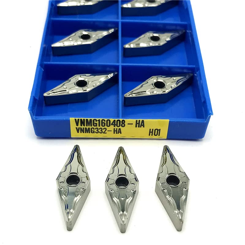 10 fresa VNMG160408 HA H01 para torneado CNC aluminio miniatura 5