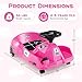 HONEY JOY 12V Ride On Car with Cleaning Fun, 3 in 1 Go Kart Ride On Toy with Remote Control, Toddler Racing Mop Cart with Adjustable Speed, Music, Horn, Kids Clean Car for Boys Girls Gift (Pink)
