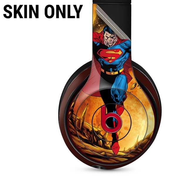 Skinit Decal Audio Skin Compatible with Beats Solo 3 Wireless - Officially Licensed DC Comics Superman Action Pose Art by Jim Lee Design