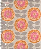 Mead Pretty Please Notebook, 10-1/2 x 8-Inches, 1-Subject, 80CT, CR, Row Flowers (72010)