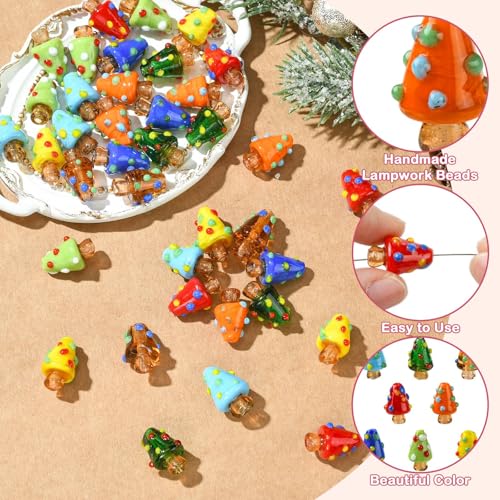 Perles en verre soufflé légères pour bijoux sans douleur - 4