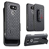 LG V20 Case, Black Swivel Slim Belt Clip Holster Armor Protective Case, Defender Cover with Swivel Locking Belt Clip [Kickstand Feature] for LG V20 (Holster Shell Combo) - Black