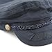 The Hat Depot Cotton Yachting Style Sailing Greek Fisherman Cap hat (L/XL, Navy)
