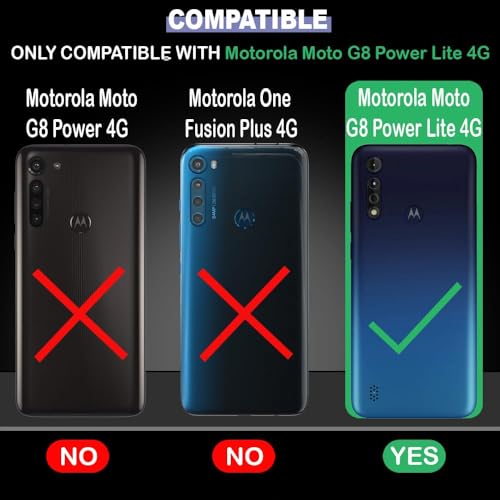 Image of Back Cover for Motorola Moto G8 Power Lite 4G | Full Camera Protection | Premium Liquid Silicon Case | Flexible Bumper Case for Motorola Moto G8 Power Lite 4G (Red)