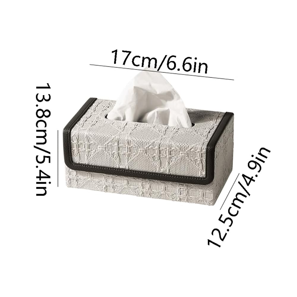 Toilettenpapier Box Taschentuchbox-Abdeckung, rechteckig, Pump-Papierhülle, Spender, kreativer Papier-Organizer, Spender, Heimdekoration, Tischplatte Kosmetiktücherbox