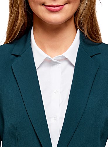 Oodji Collection Donna Blazer Classico Aderente