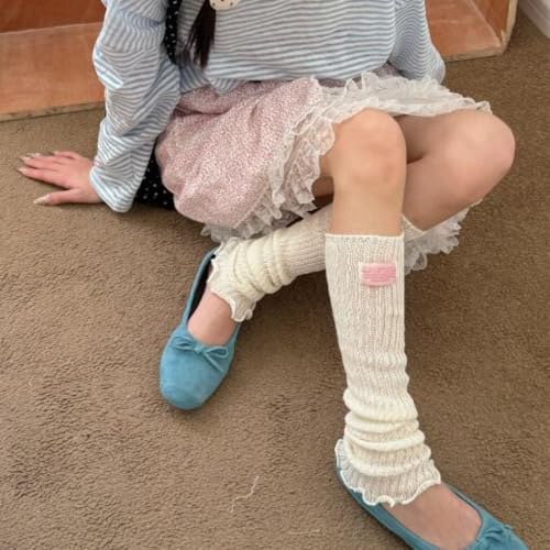 Mid-tube Socks Breathable Calf Socks Solid Color Knitted Socks(Multicolor)4