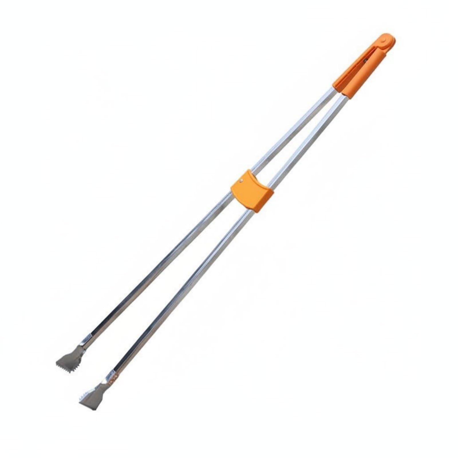 Long-Lasting Stainless Steel Trash Grabber Integrated Jaw Litter Grabber Anti-Slip Grip Garbage Picker Stick Heavy Duty for Sanitation Workers, Cleaners, Street Cleaning, Iron Head-image-48
