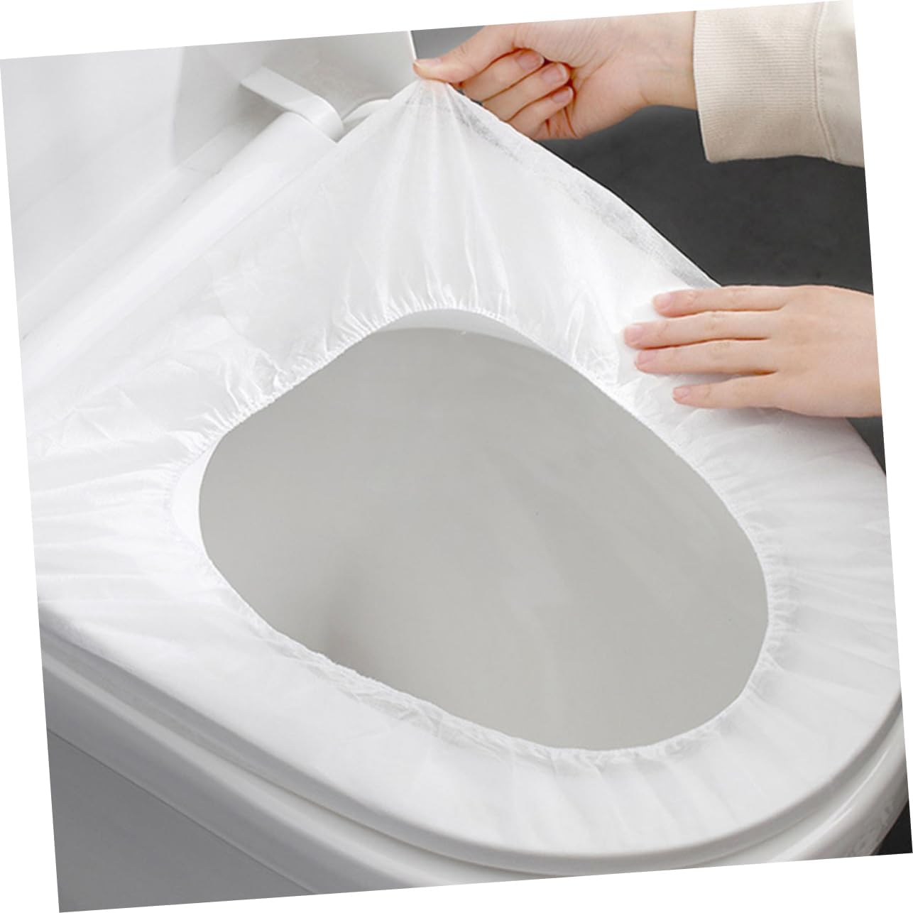 10pcs Wide Use Disposable Toilet Seat Covers Boy Girl Potty Training Seat Household for Travel Hotel Restaurant
