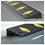 Threshold-Ramps-for-Doorways-Heavy-Duty-Rubber-and-Plastic-Ramps-Driveway-Ramps-with-Stable-Grid-Structure-for-Loading-Dock-Bike-Vehicle-Warehouse-Sidewalk-Wheelchai